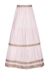 Carnation Ruffle Skirt - Pink Bottoms - Skirts Rosewater House