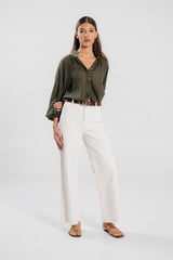 Golab Blouse - Khaki (Limited Edition) Tops - Blouse Rosewater House