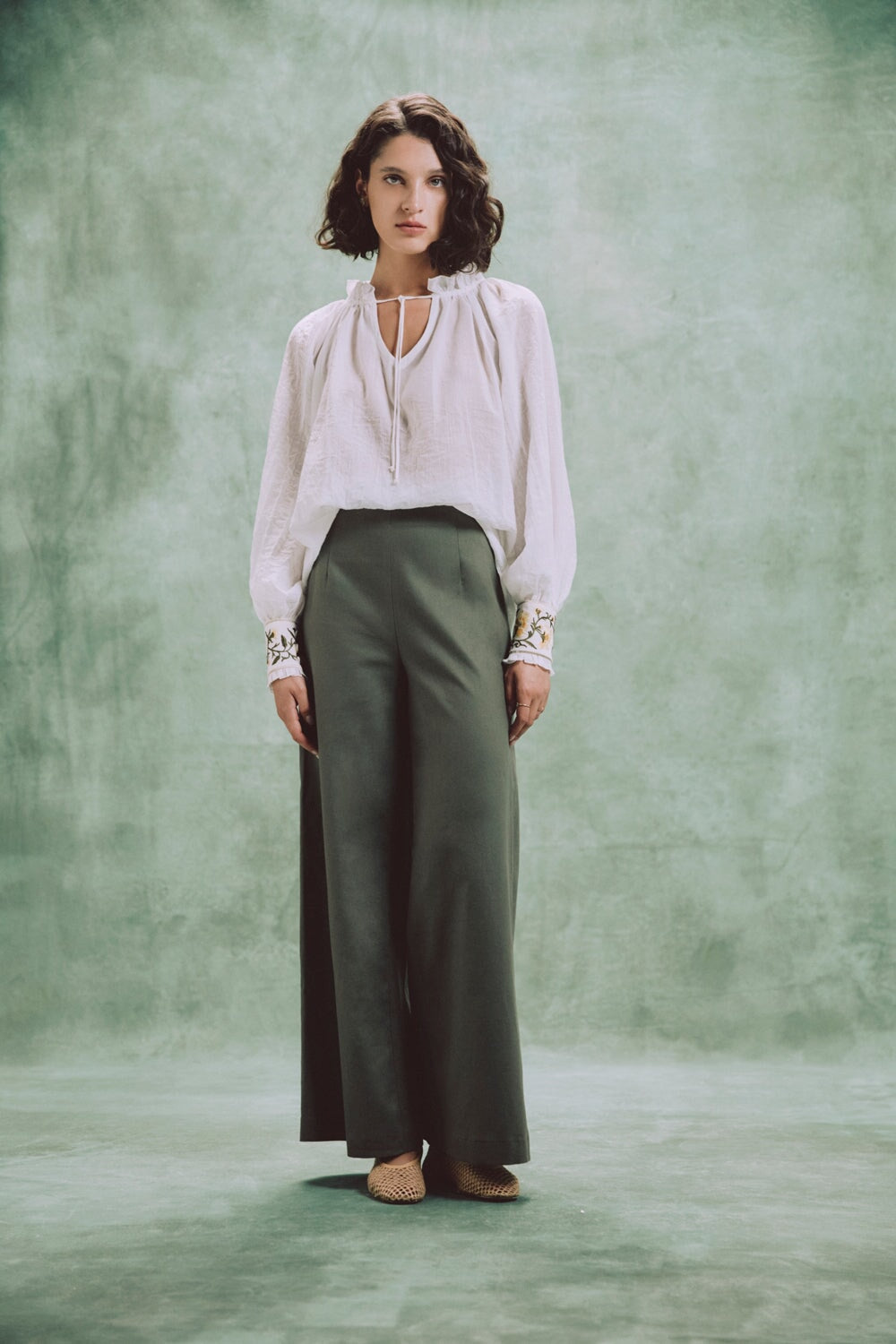 Chiara Blouse - White Rosewater House