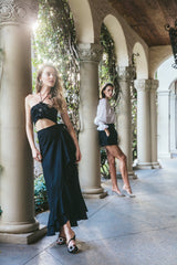 Golestan Ruffle Skirt - Black Bottoms - Skirts Rosewater House