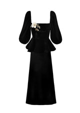 Celeste Skirt - Black Rosewater House