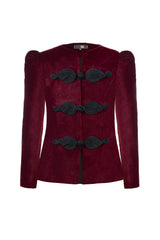 Coco Jacket - Burgundy (PRE-ORDER) Rosewater House