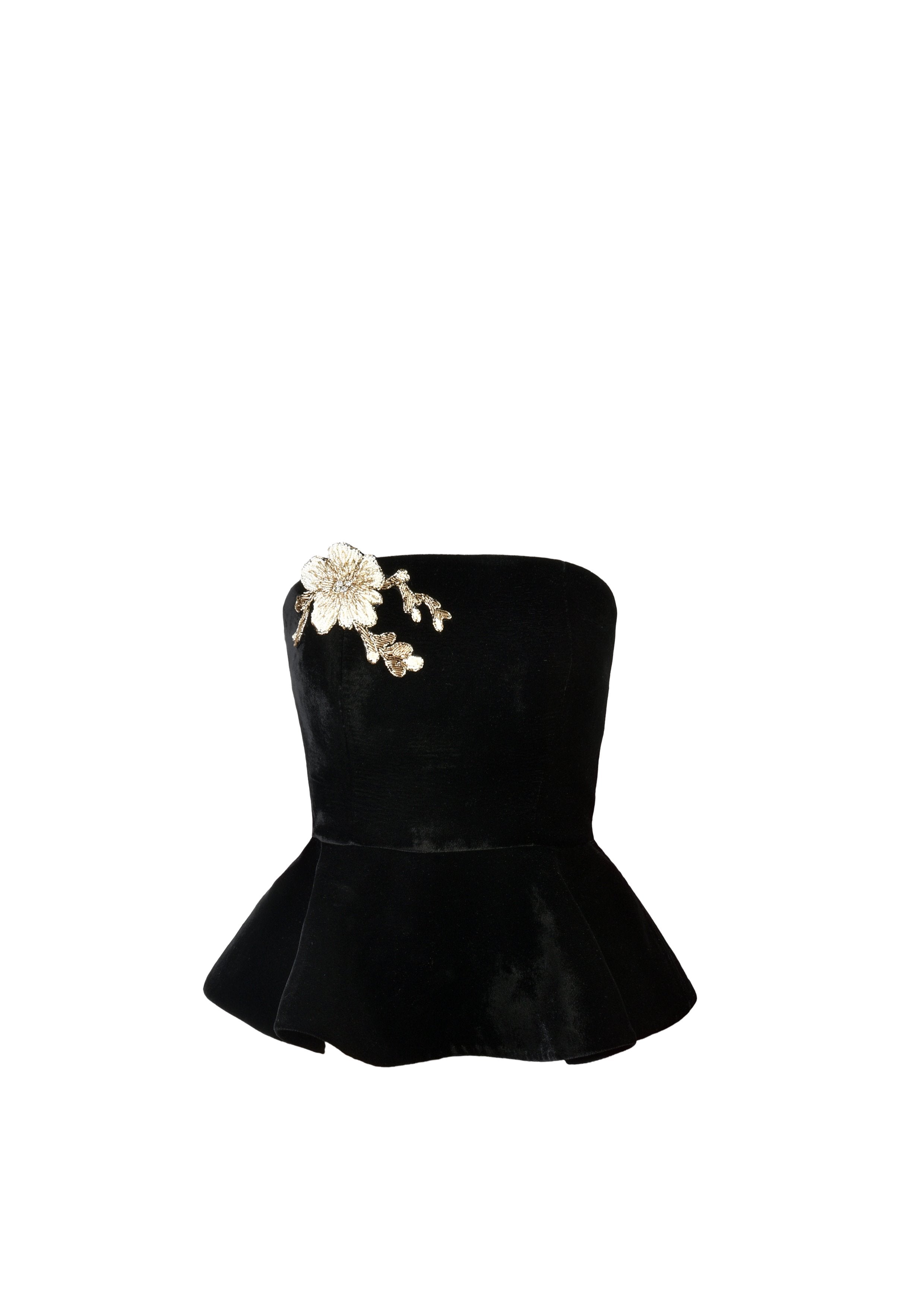 Celeste Bustier - Black Rosewater House