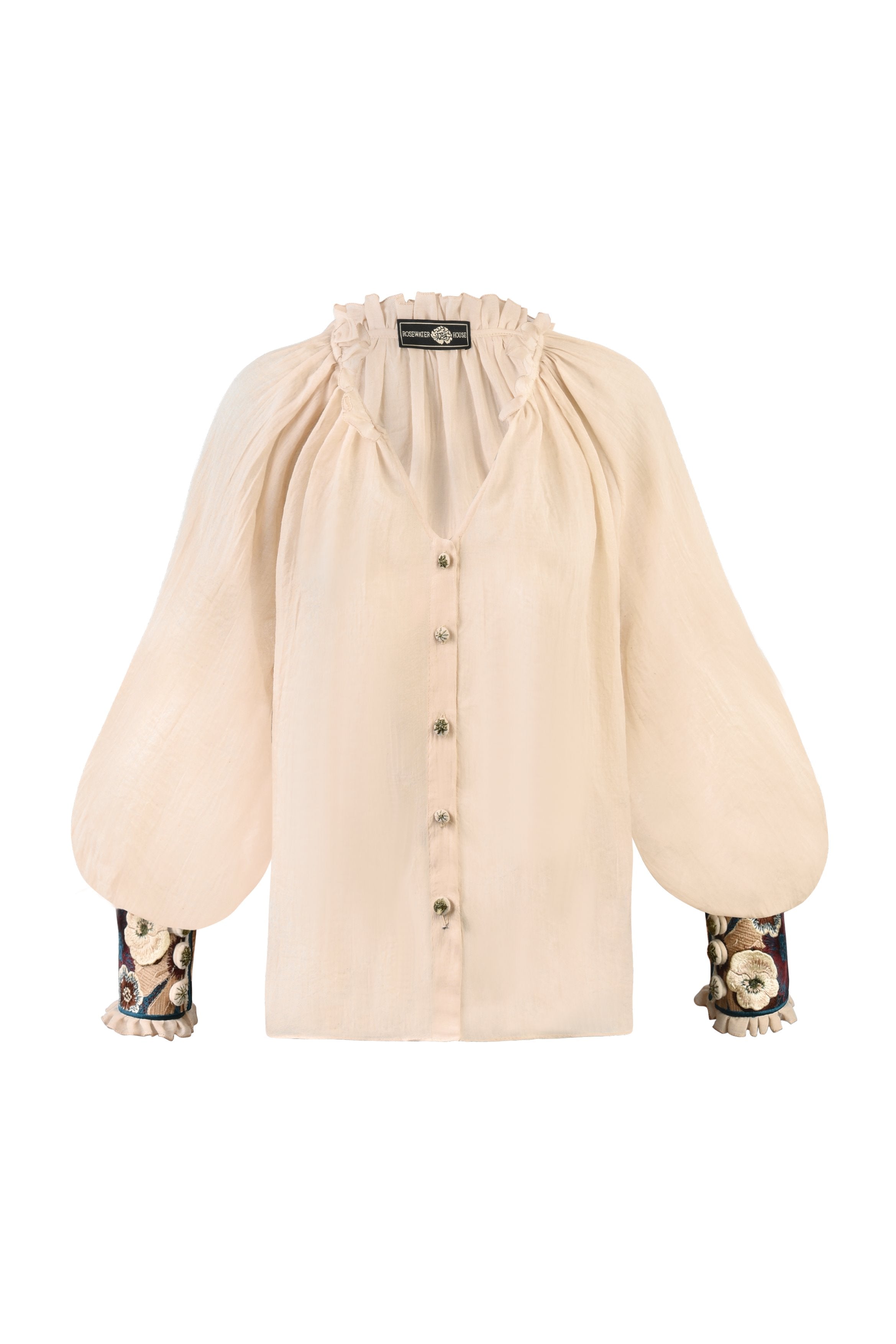 Pansy Blouse - Creme Rosewater House