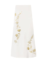 Lily Skirt - Ivory & Gold Rosewater House