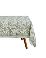 Iris Tablecloth - Green Rosewater House