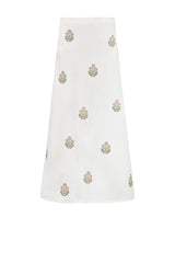 Mina Skirt - Ivory & Pink (SAMPLE) Rosewater House
