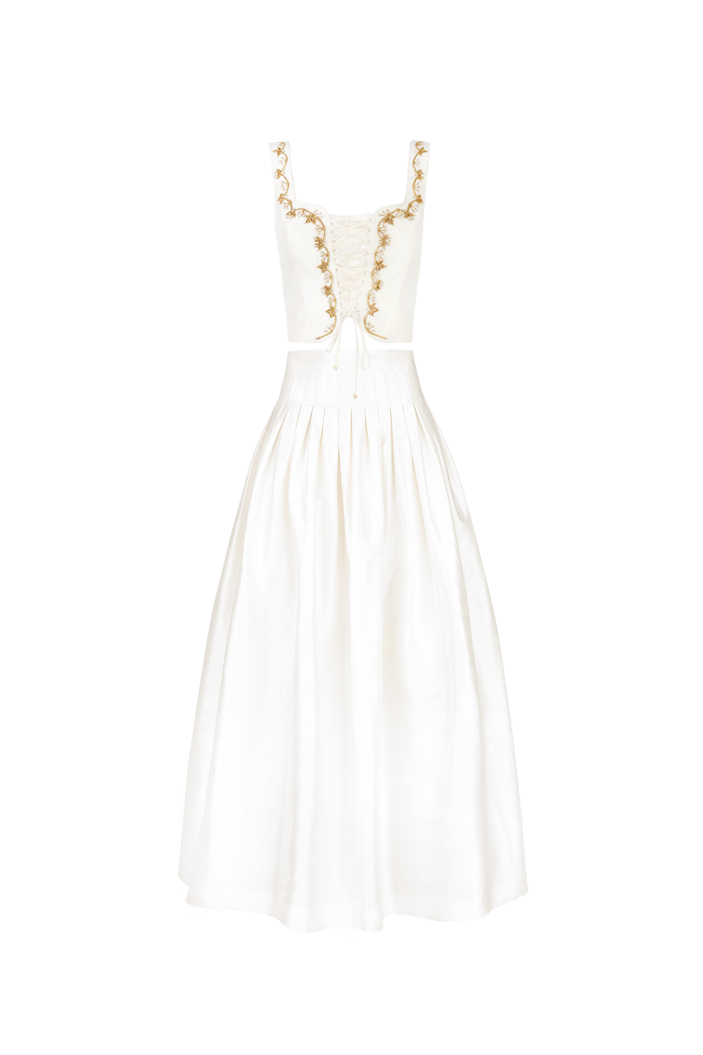 Ivy Sermeh Bustier & Skirt - Off White