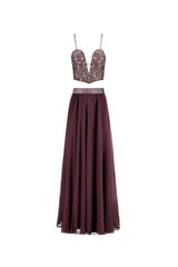 Jasmine Bustier and Skirt - Violet Dresses - Formal Rosewater House