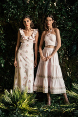 Hava Bustier - Pink Tops - Bustier & Embroidered Rosewater House