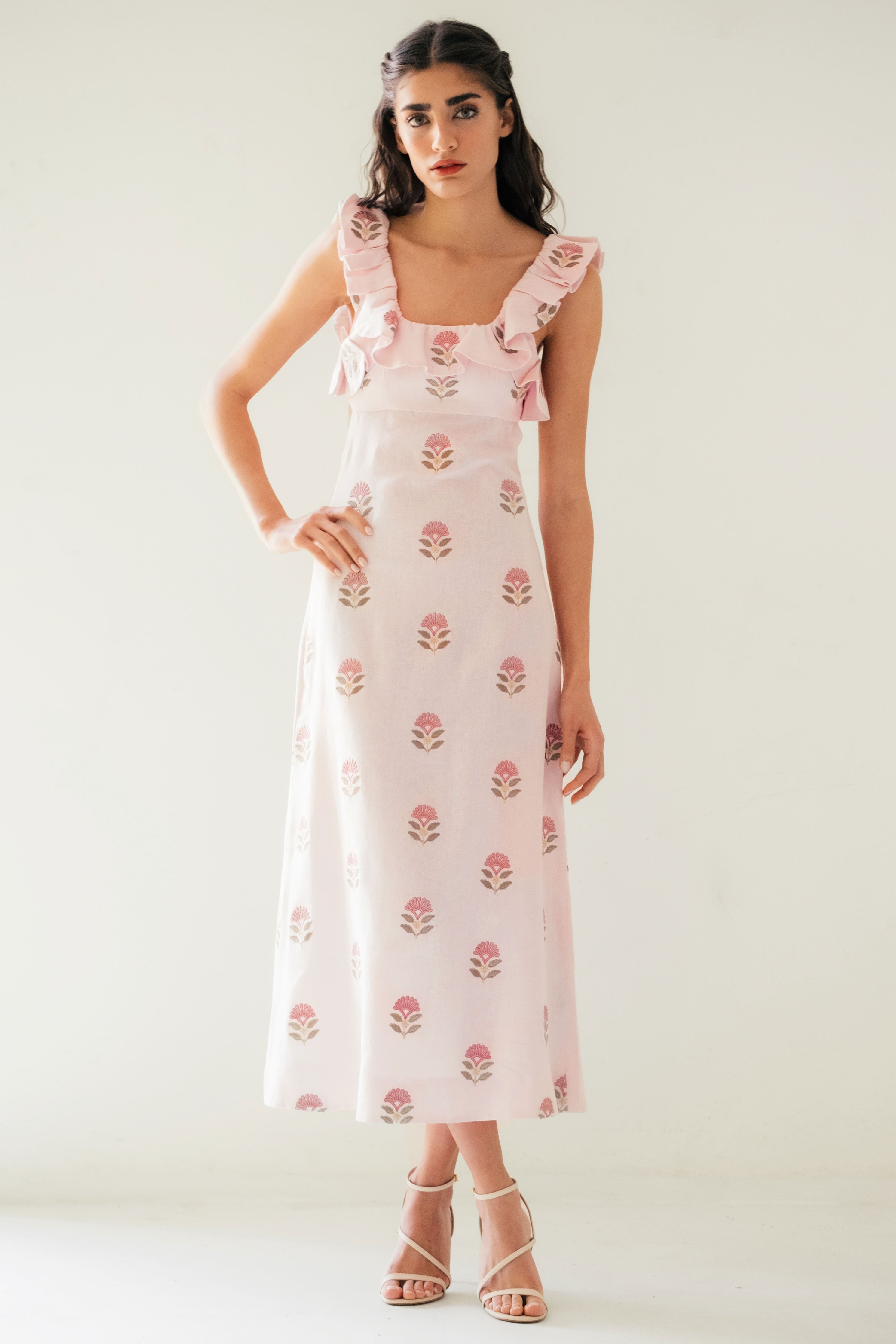 Malika Dress - Pink & Pink Dresses - Formal Rosewater House