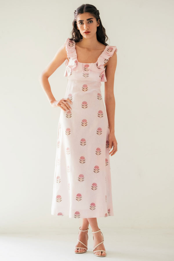 Malika Dress - Pink & Pink Dresses - Formal Rosewater House 