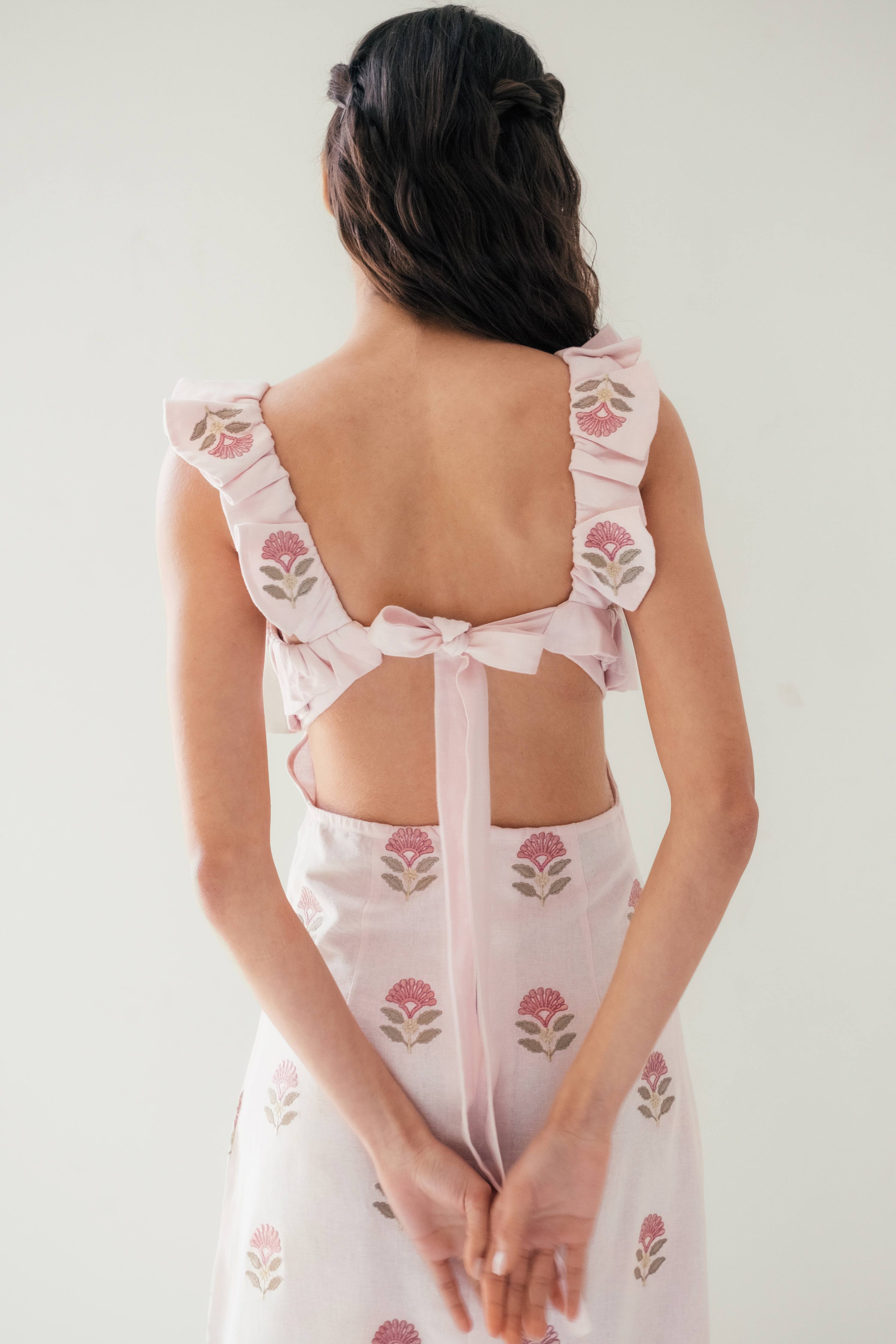 Malika Dress - Pink & Pink Dresses - Formal Rosewater House