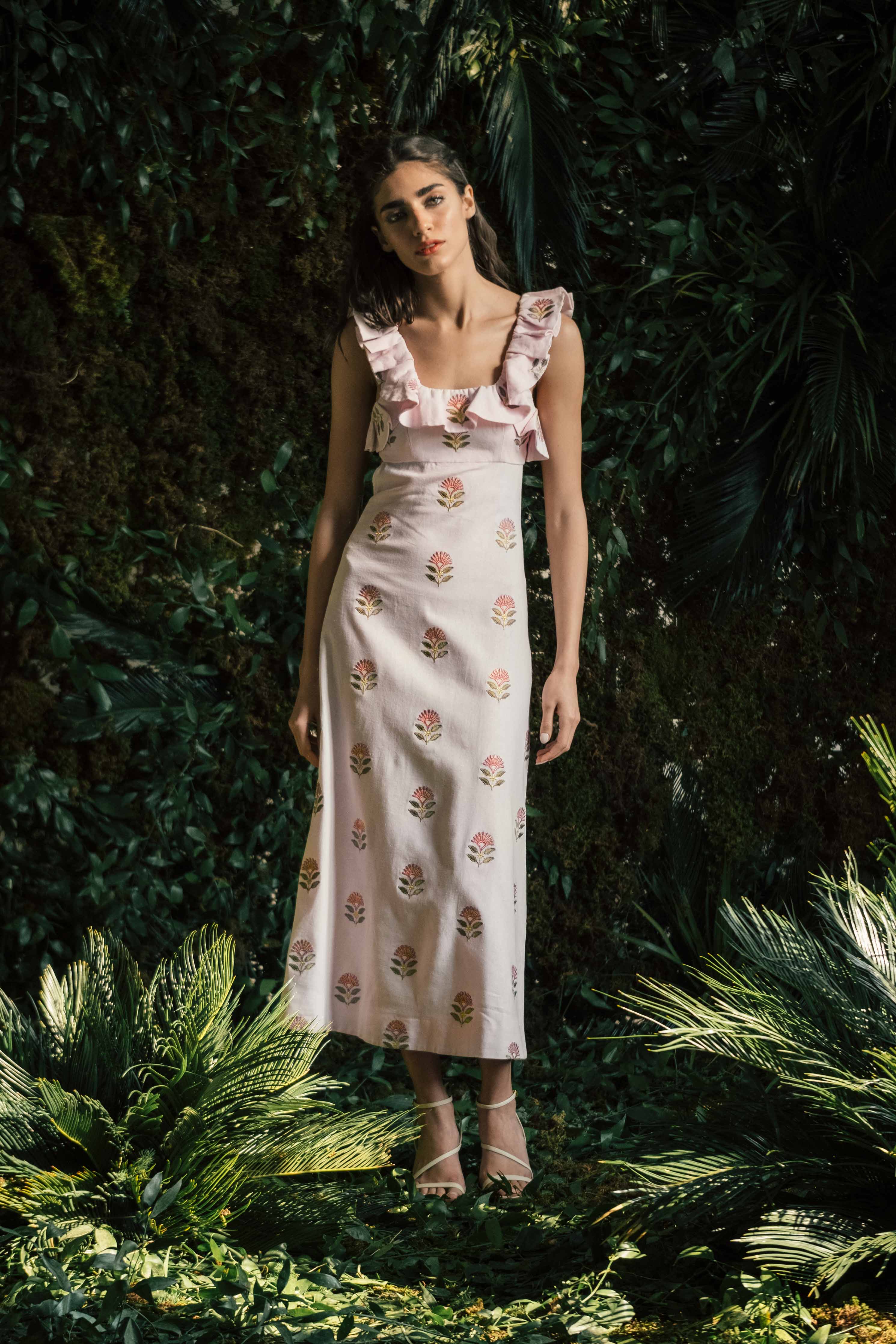 Malika Dress - Pink & Pink Dresses - Formal Rosewater House