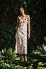 Malika Dress - Pink & Pink Dresses - Formal Rosewater House 