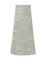 Mina Skirt-Mint & Ivory Rosewater House