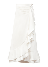 Golestan Ruffle Skirt - Off White