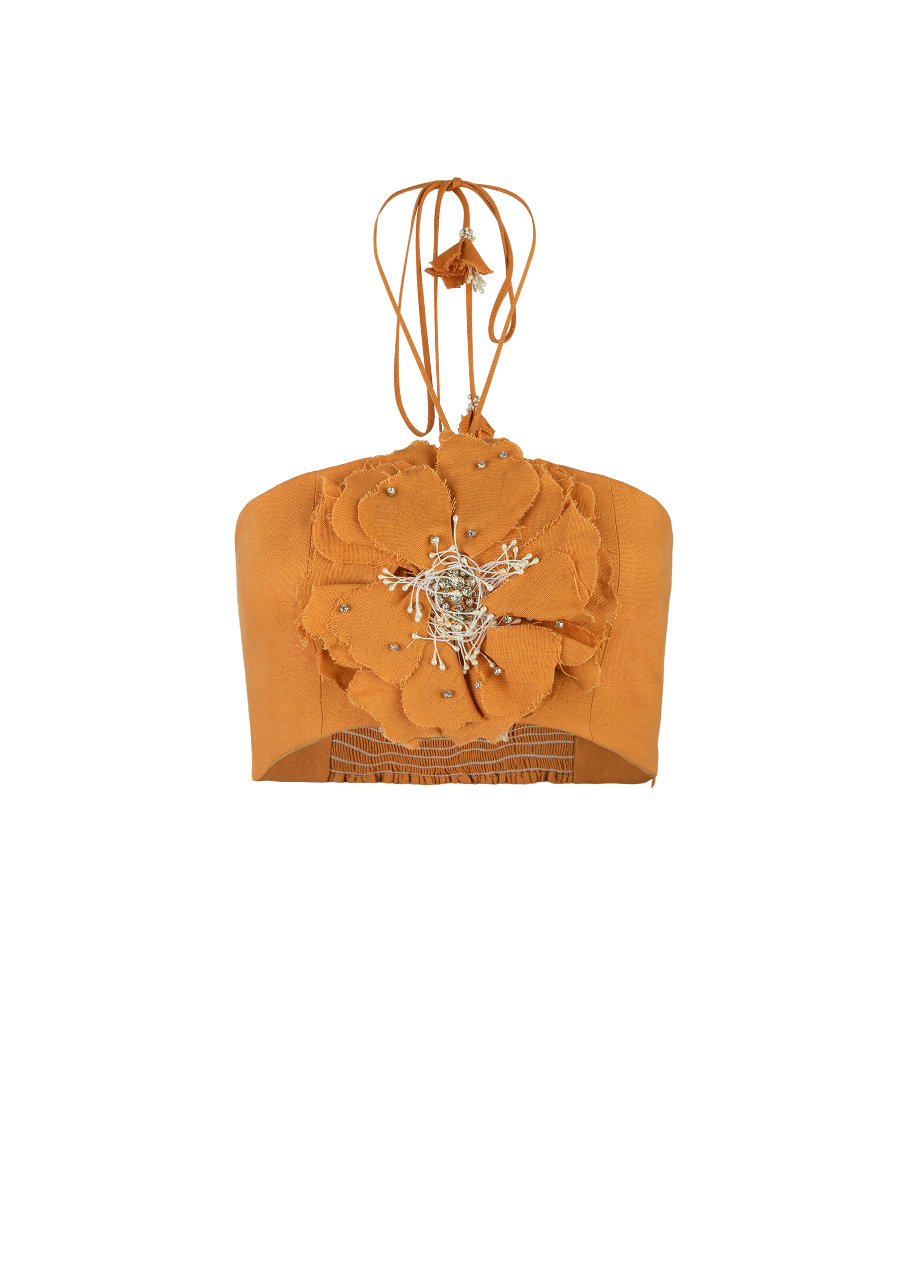 Gol Crop Top - Canary