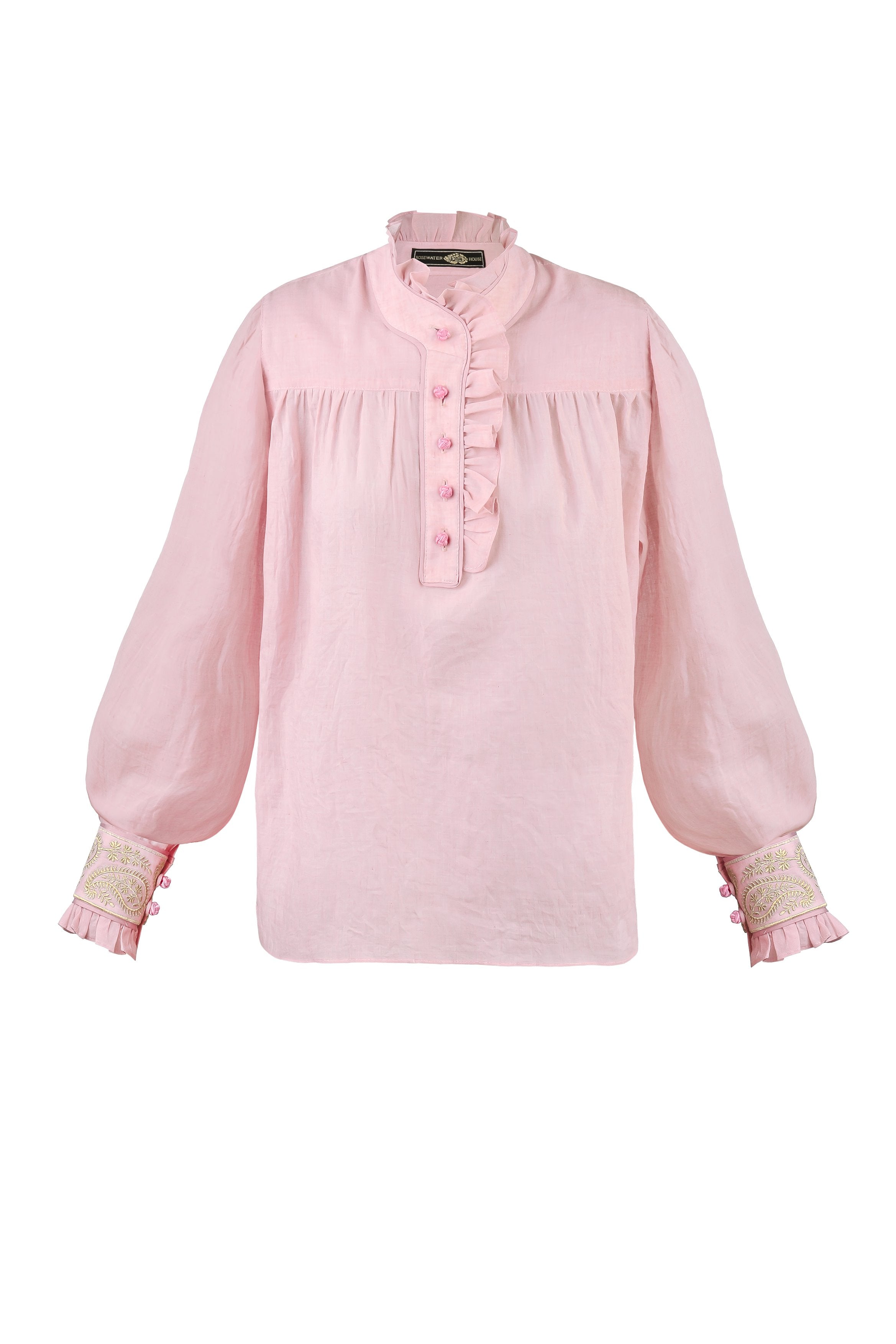 Cypress Blouse - Pink Rosewater House