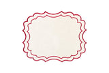 Iris Placemats - Red Rosewater House