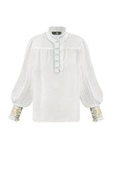 Cypress Blouse - White Rosewater House