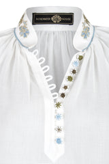 Ivy Blouse - White Tops - Blouse Rosewater House