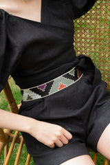 Gileva Shorts - Black Bottoms - Shorts Rosewater House