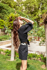 Gileva Shorts - Black Bottoms - Shorts Rosewater House