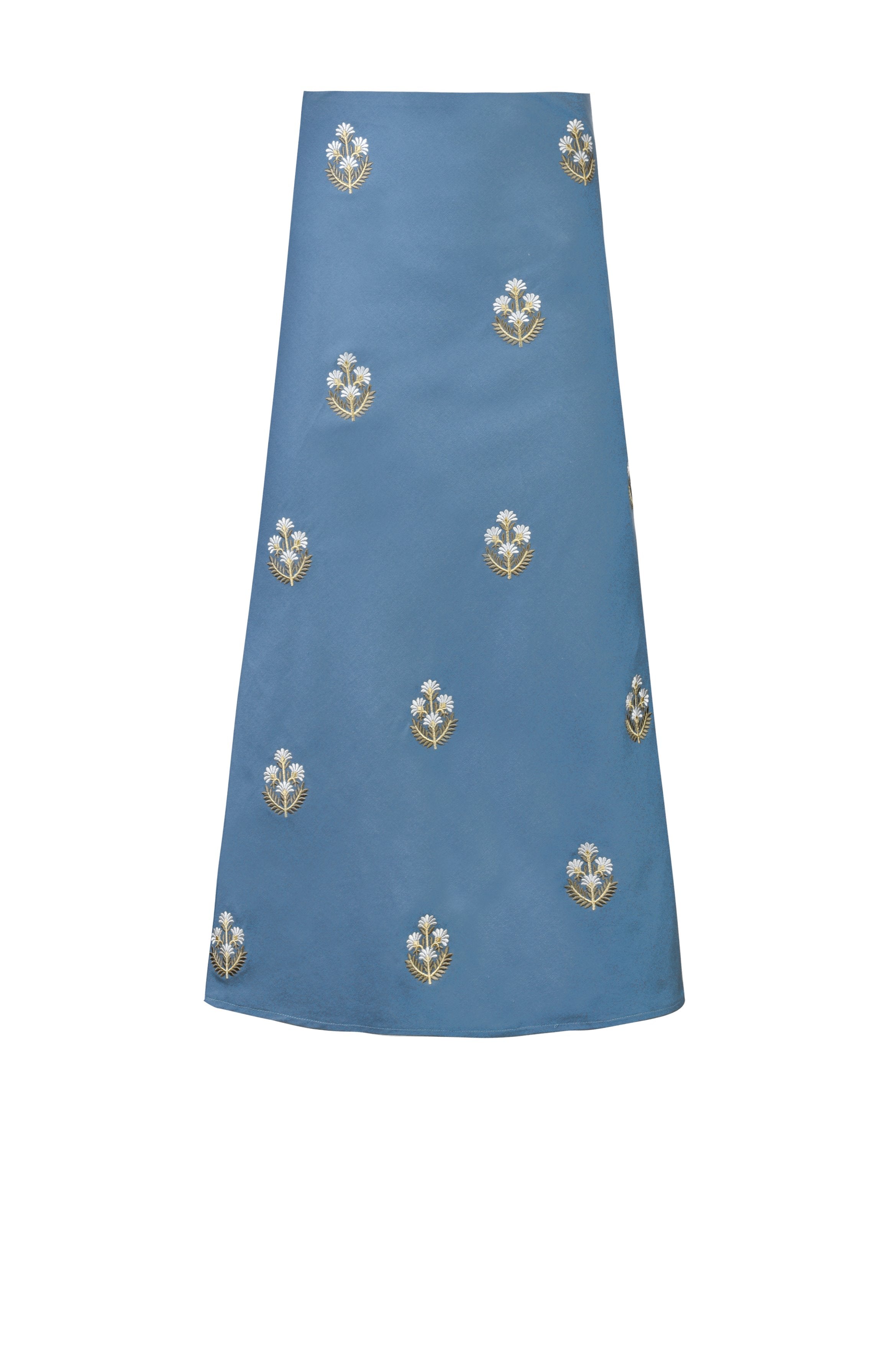 Mina Skirt - Pastel Blue & Ivory Rosewater House