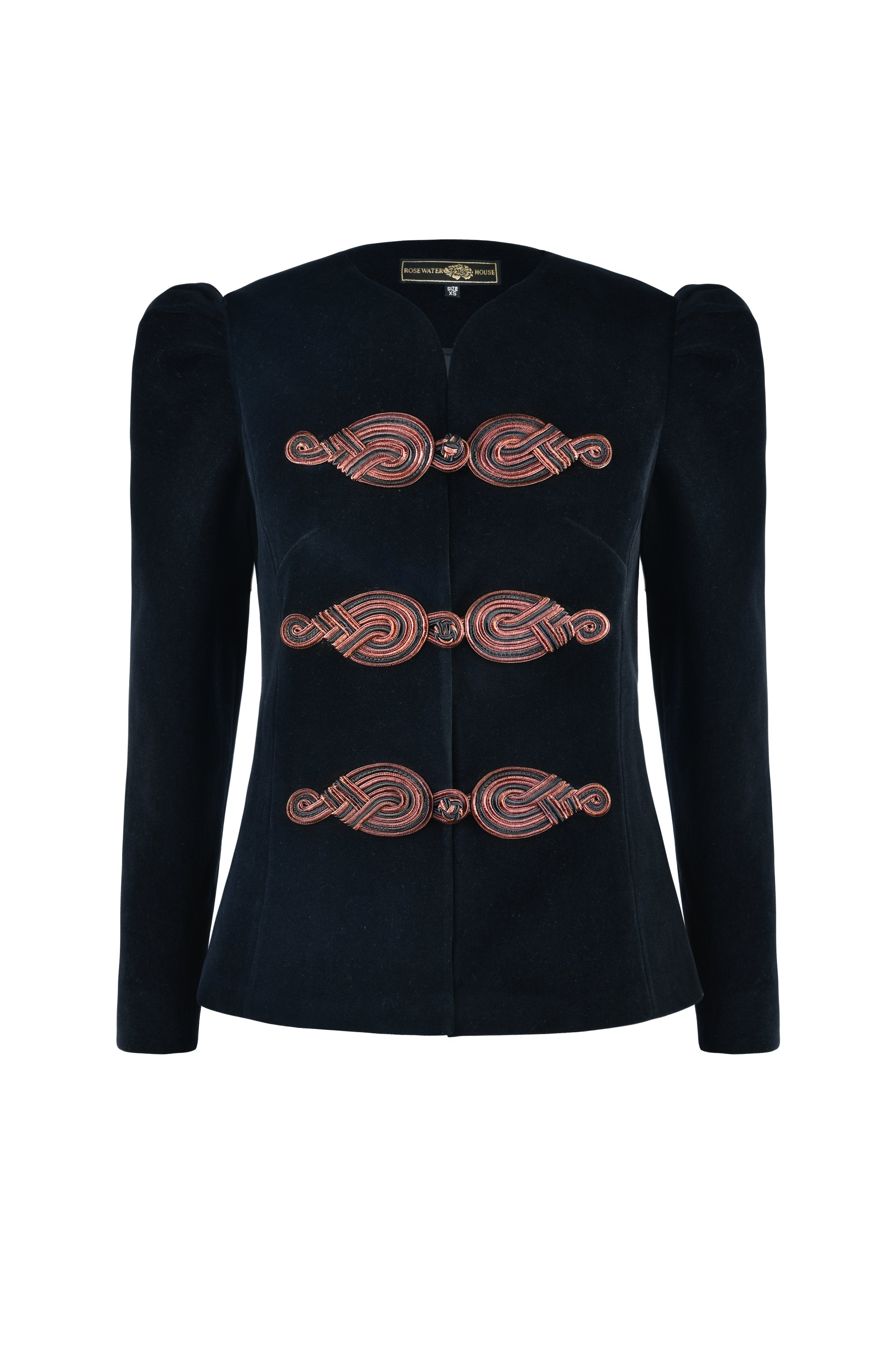 Coco Jacket - Navy Rosewater House