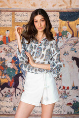 Golestan Skort - Off White Rosewater House