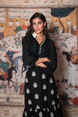 Ivy Blouse - Black Rosewater House