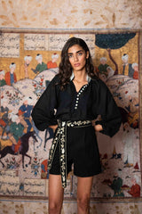 Ivy Shorts - Black Rosewater House