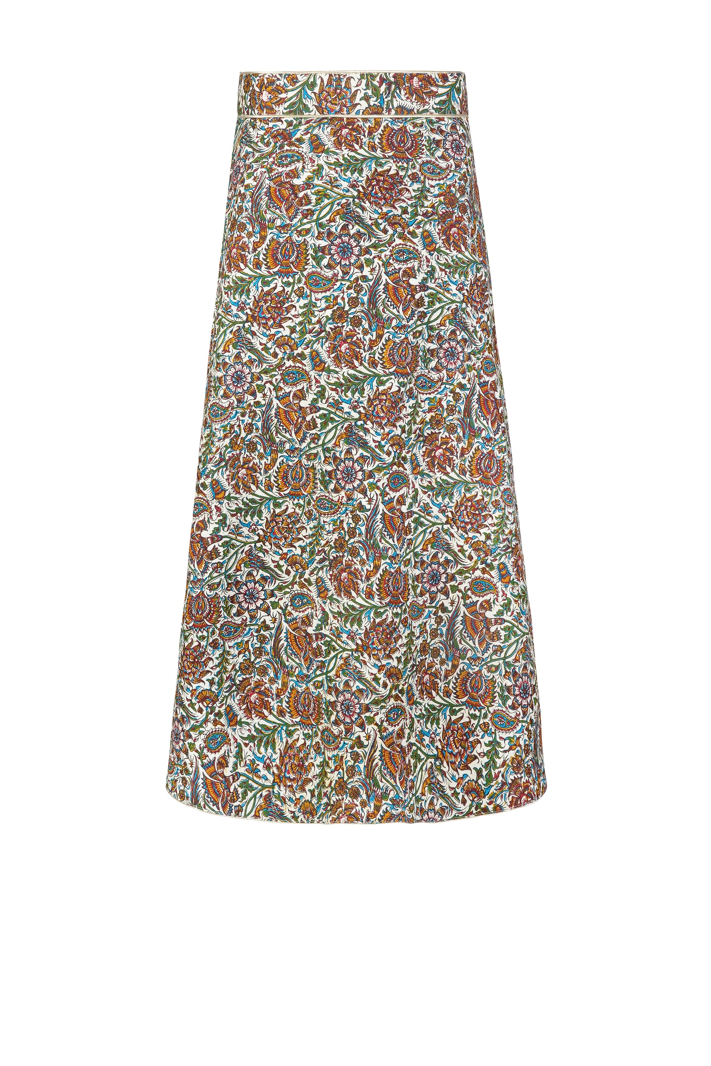 Shiva Aline Skirt - Blue Iris Rosewater House