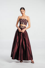 Termeh Jahan Top - Paisley Tops - Bustier & Embroidered Rosewater House