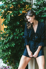 Gol Blouse - Black Tops - Blouse Rosewater House