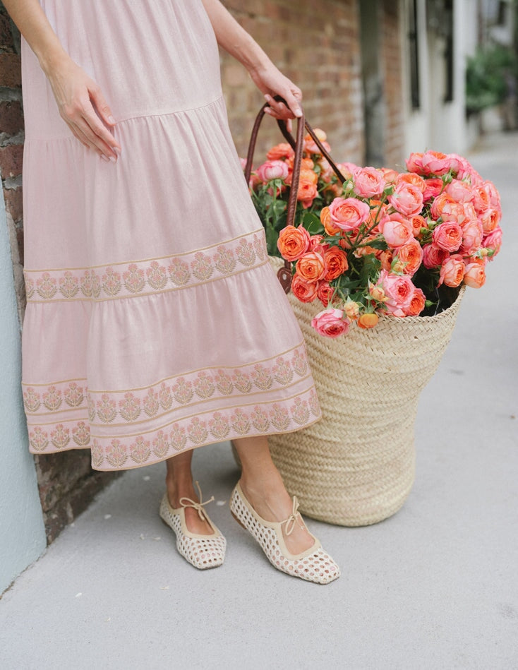 Parya Ruffle Skirt - Pink Bottoms - Skirts Rosewater House