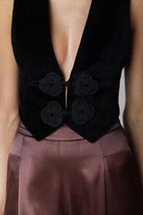 Coco Vest - Black (PRE-ORDER) Rosewater House
