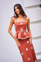 Mina Top - Brick & White Rosewater House