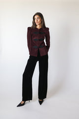 Coco Jacket - Burgundy (PRE-ORDER) Rosewater House