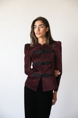 Coco Jacket - Burgundy (PRE-ORDER) Rosewater House