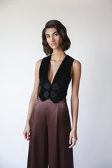 Coco Vest - Black (PRE-ORDER) Rosewater House