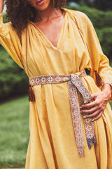 GILANEH KAFTAN - Yellow Dresses - Kaftans & Casuals Rosewater House