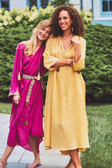 GILANEH KAFTAN - Yellow Dresses - Kaftans & Casuals Rosewater House