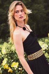 Hava Bustier - Black Tops - Bustier & Embroidered Rosewater House