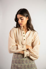 Boteh Blouse - Creme Rosewater House