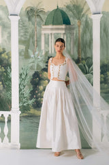 Ivy Sermeh Bustier & Skirt - Off White Rosewater House