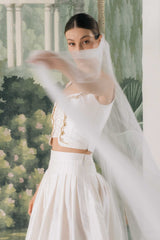 Ivy Sermeh Bustier & Skirt - Off White Rosewater House