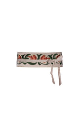 Carnation Belt- Ecru/Brick Belt Rosewater House
