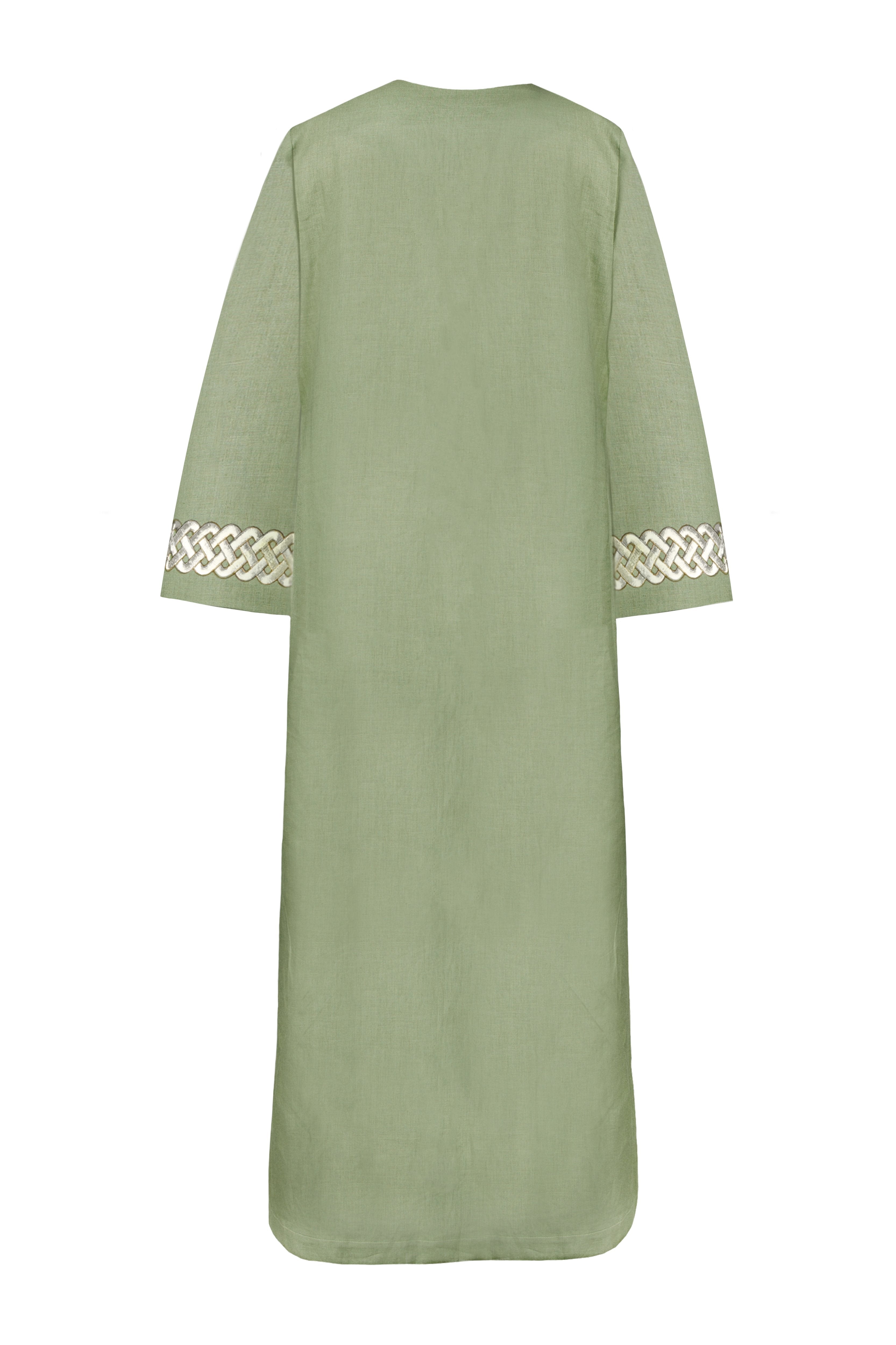Taj Kaftan - Light Khaki Dresses - Kaftans & Casuals Rosewater House